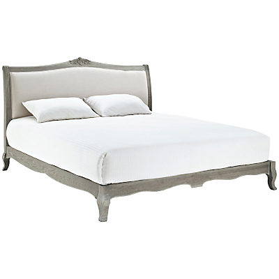 Willis & Gambier Camille Low End Bed Frame, Natural Linen, King Size